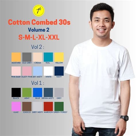 KAOS POLOS PREMIUM COTTON COMBED 30S