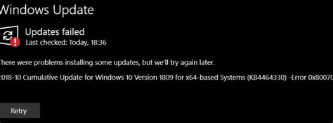 KB4464330 reported bugs