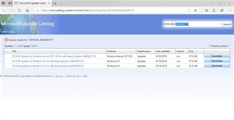 KB4503277 and KB4503283 changelog