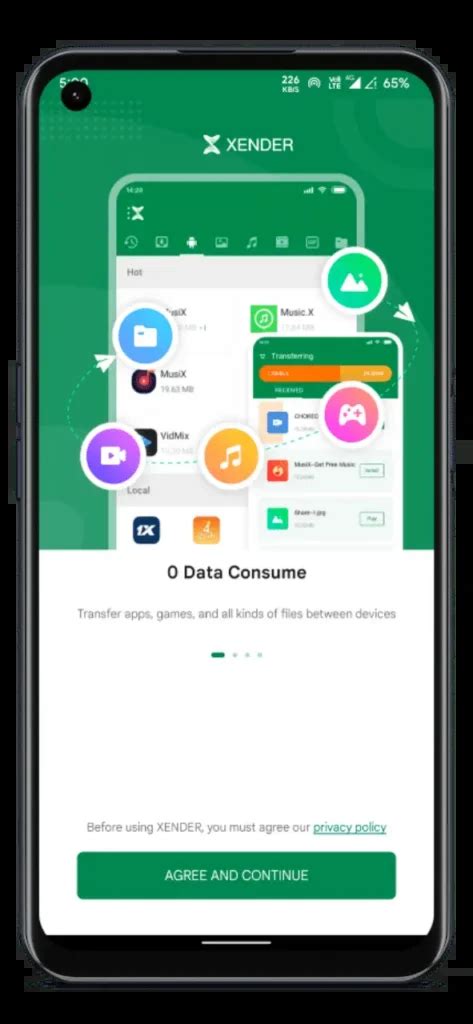 KEY characteristic OF XENDER APP