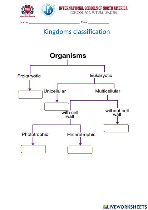 KINGDOM CLASSIFICATION WORKSHEET KEY.pdf