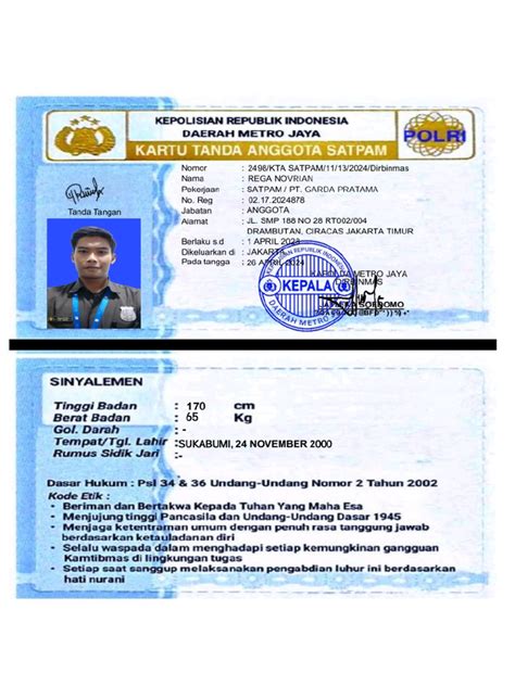 KTA Satpam