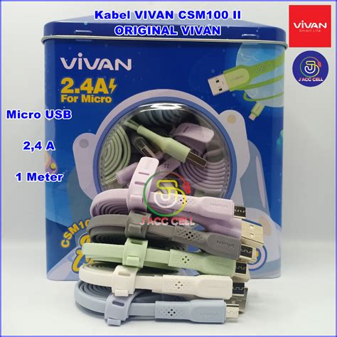 Kabel Data Vivan Fast Charger CSM100S Fast Charging