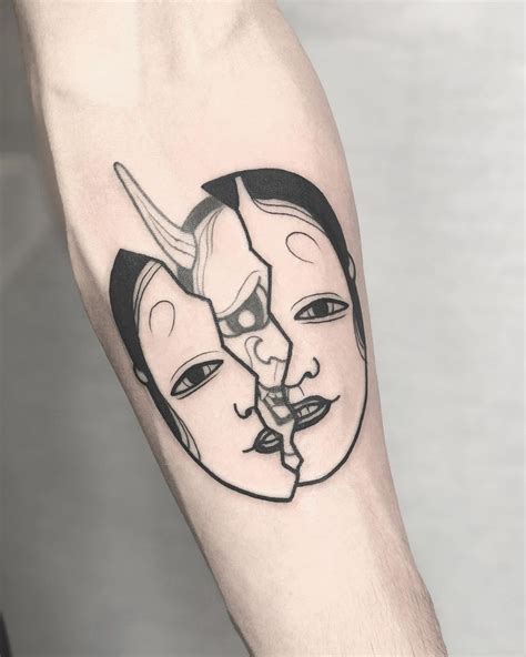 40 Best Japanese Mask Tattoos Designs and Ideas (2019)