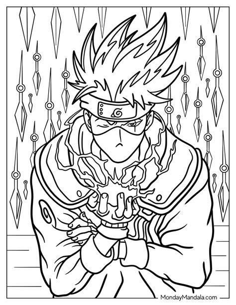Kakashi Coloring Page