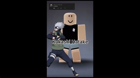 Kakashi Roblox Avatar - YouTube