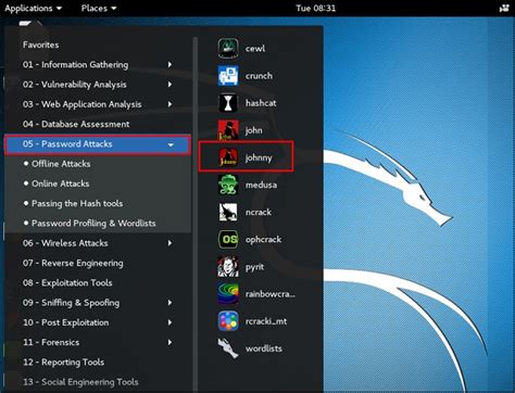 Kali Linux - Password Cracking Tools