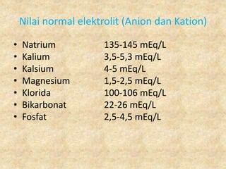 Kalium Elektrolit
