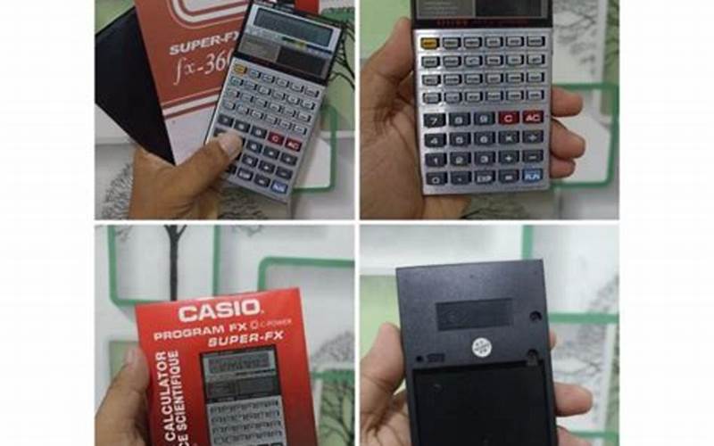 Kalkulator Fx 3600 Di Belakang Orang