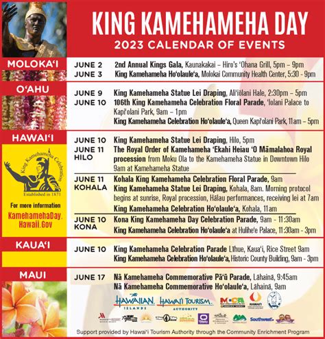 Kamehameha Kapalama Calendar