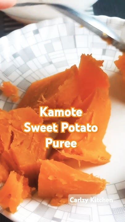 Kamote Puree For Baby