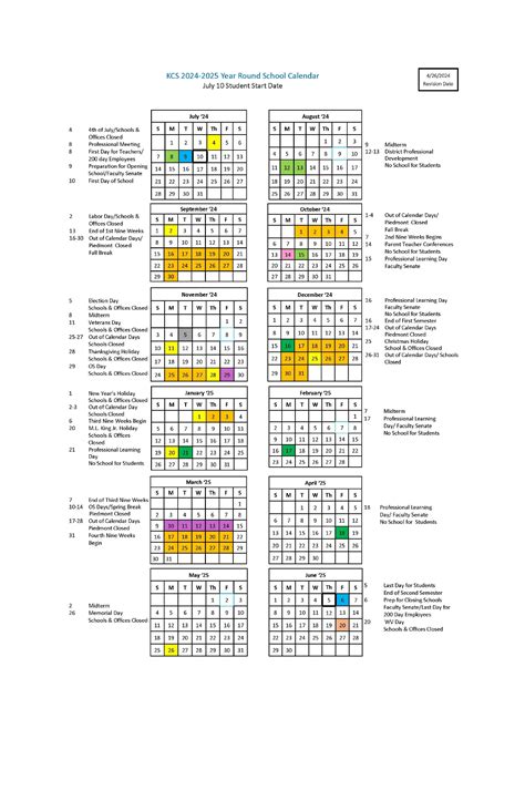 Kanawha County Calendar