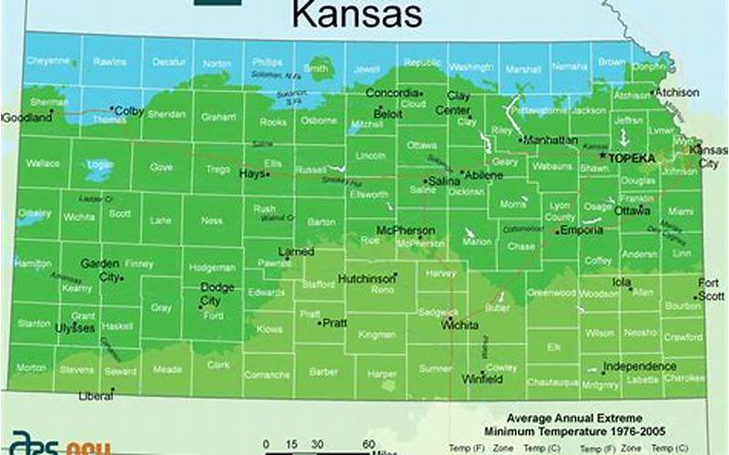 Kansas Map With Planting Zones