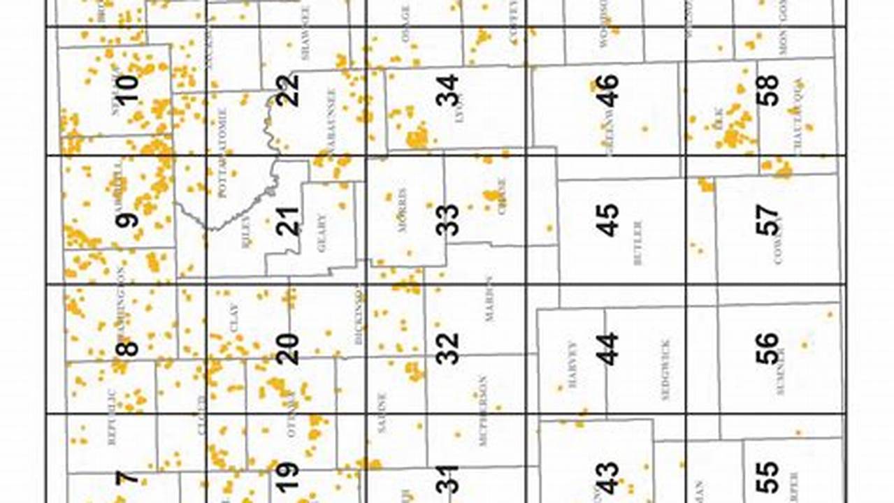 Kansas Walk-In Hunting Map 2024