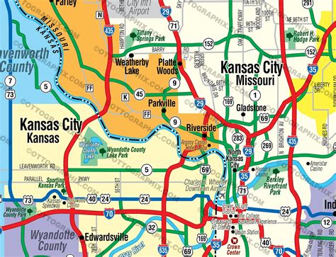 Kansas City Map [Missouri] GIS Geography