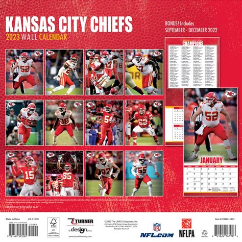 Kansas City Chiefs Calendar