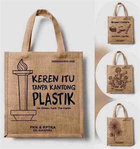 Kantong Belanja Berbahan Ramah Lingkungan Indonesia