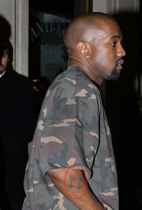 Kanye West Tattoos Arms Kanye West S 5 Tattoos Their