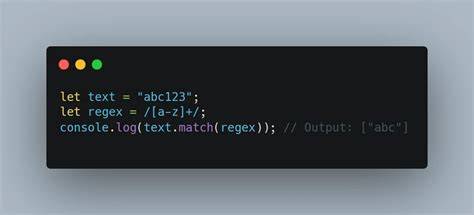 Karakter Khusus Regex JavaScript