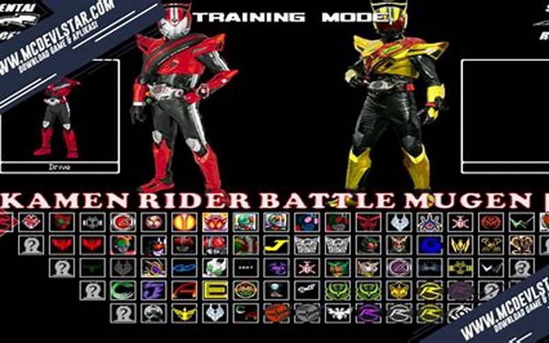 Karakter-Karakter Kamen Rider Dalam Game