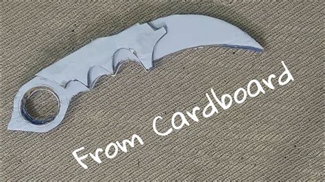 Karambit Knife Diy
