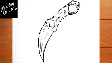 Karambit Knife Drawing