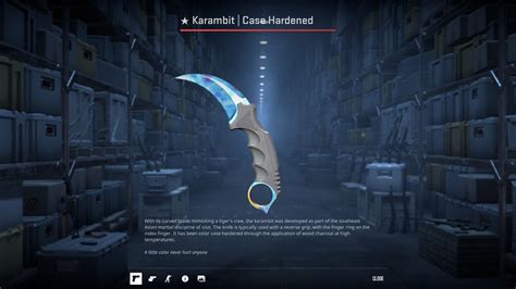 Karambit Knife Factory New