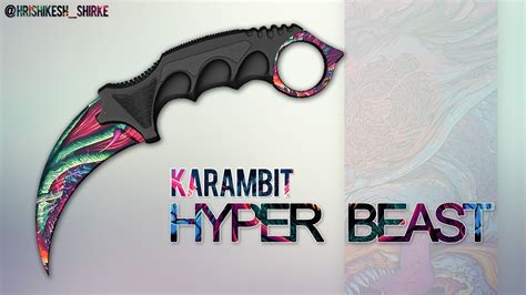Karambit Knife Hyper Beast
