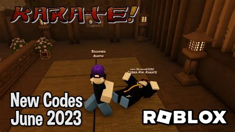 Karate Codes - Roblox - June 2023 -