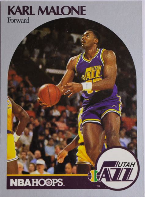 Karl Malone Nba Hoops Card