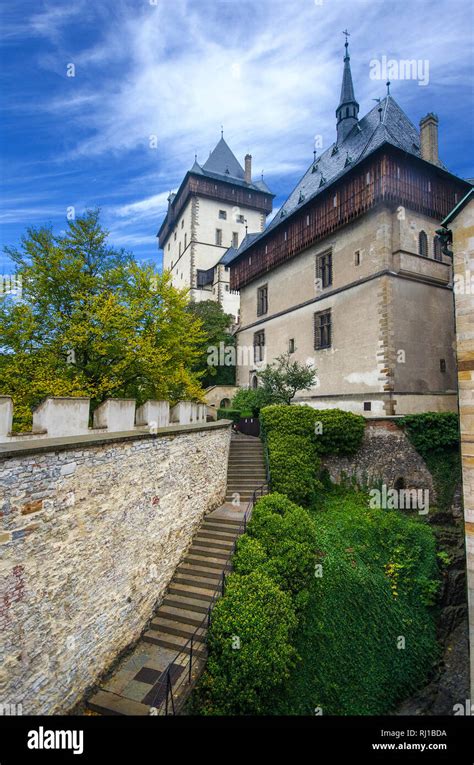 Karlstejn Castle courtyard