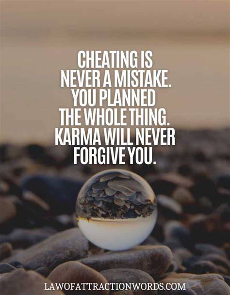 Karma Quotes About Cheating