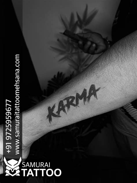 Karma Tattoo Ideas