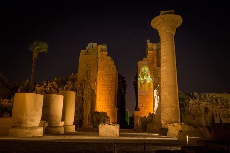 Karnak Temple at Night