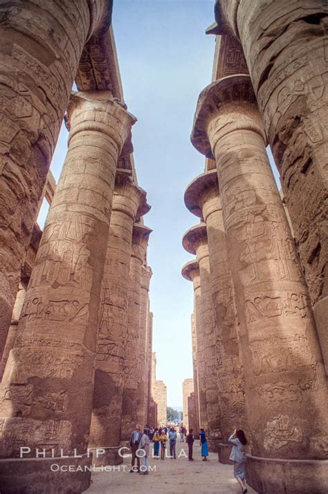 Karnak Temple columns