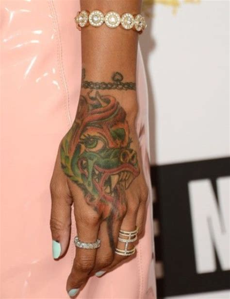 Karrueche Tran Hand Tattoo Entertainment Rundown