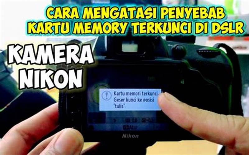 Kartu Memori Kamera Terkunci