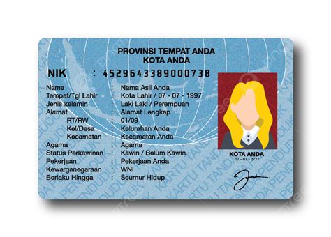 Kartu Identitas B2 Indonesia