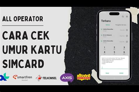 Kartu Sim Card Berbagai Operator