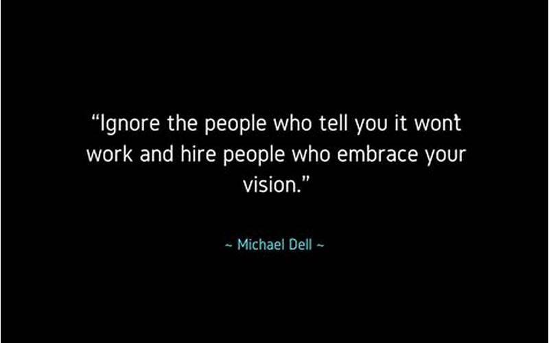 Kata Kata Michael Dell - Menyadari Potensi Diri