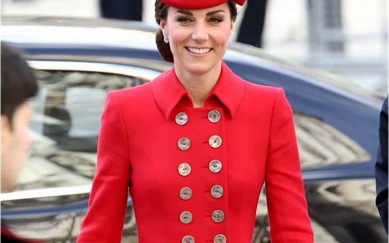 Kate Middleton'S Red Coat