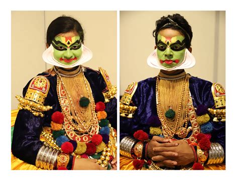 Kathakali Makeup Process