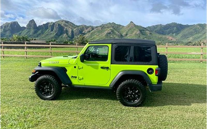 Kauai Jeep Rental