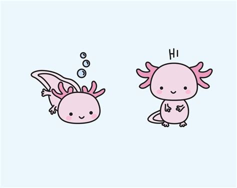 Read more about the article Kawaii Cute Axolotl Drawing: A Step-By-Step Tutorial