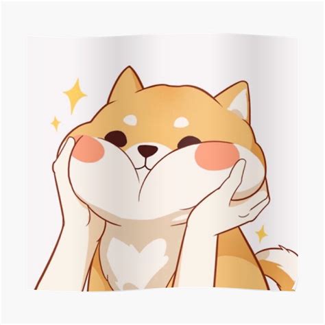 Kawaii Anime Shiba Inu Wallpaper: A Cute Way To Add Fun To Your Device