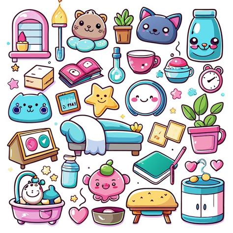 Kawaii Characters and Objects
