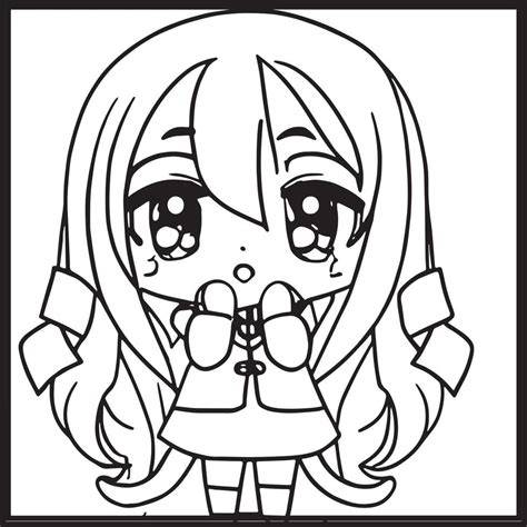 Kawaii Chibi Coloring Pages