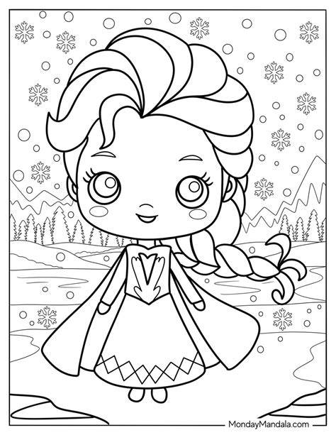 Kawaii Cute Disney Coloring Pages
