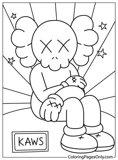 Kaws Coloring Page