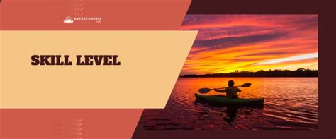 Kayak bike skill level